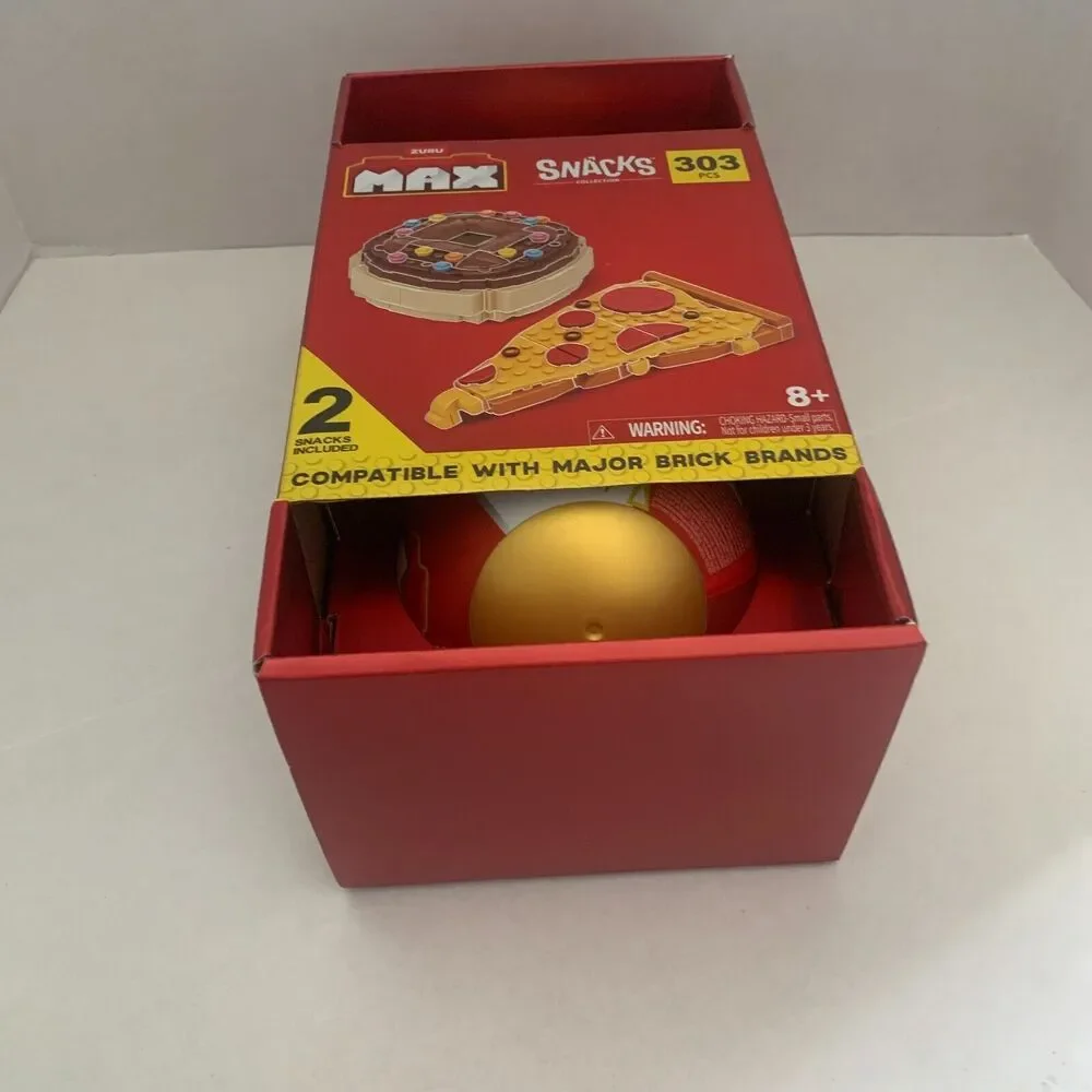 Zuru Max Snacks Collection Doughnut And Pizza 303 PCS Bricks Set Brand New